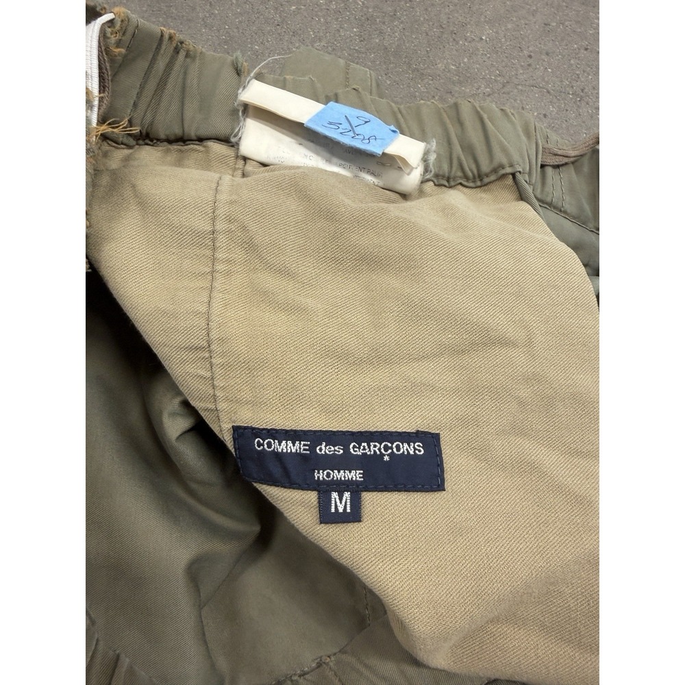 Comme Des Garcons Homme Pants Mens M Brown Pull On Crop Minimalist Japan - Picture 9 of 16
